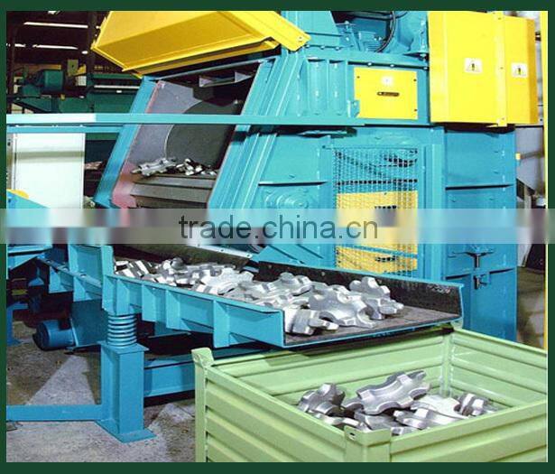 Small tumble belt shot blasting machine