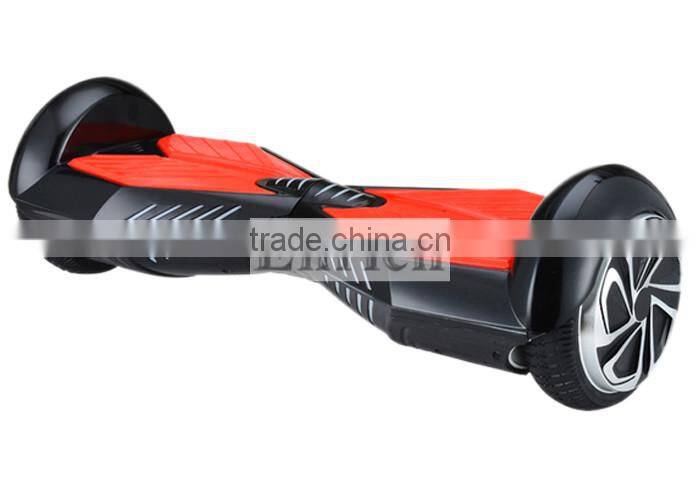 2015 Hot sales 2 wheel electric scooter self balancing with LED light and Max Speed 12km/h scooter electric hands free scooter