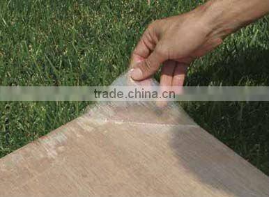 Protective film for decorative laminate