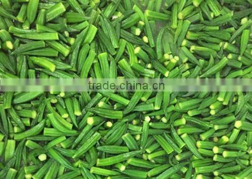 IQF Frozen style Chinese okra whole