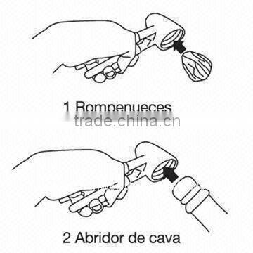 Nuts Cracker with wood handle