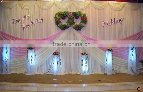 2014 Best Selling Normal Organza Fabric For Wedding Decoration