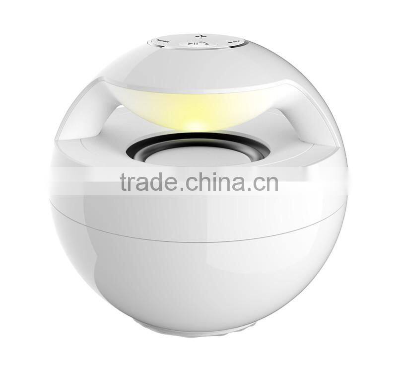 China 2013 best High quality Bluetooth Mini ball Portable speaker with usb port