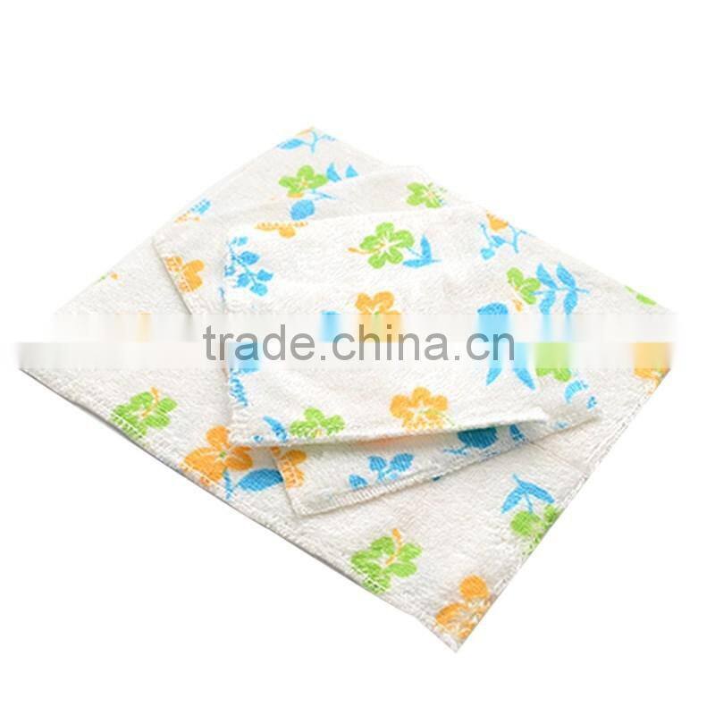Supern absorbent kitchen bamboo fiber cleaning cloth