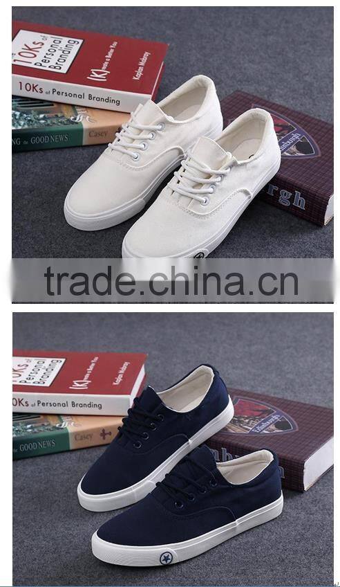 Latest design 2016 new fashion wholesale unisex canvas shoes factory