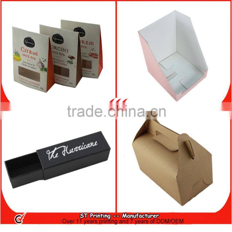 graceful natural kraft kraft packaging box