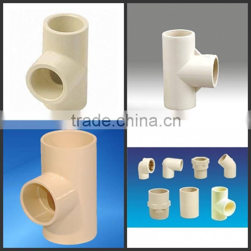 Factory production /OEM CPVC Reducing Tee for pipe fittings