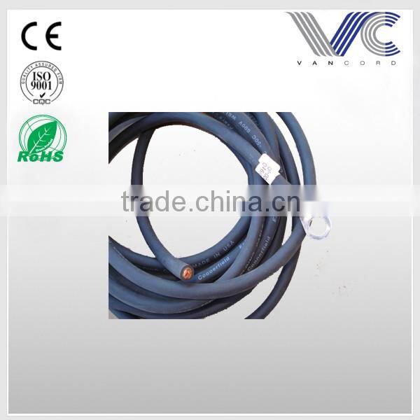 power cable with terminal installed