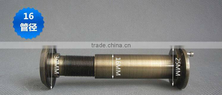 200 Degree high-definition wide angel lens polished Brass Material Door Viewer with cover