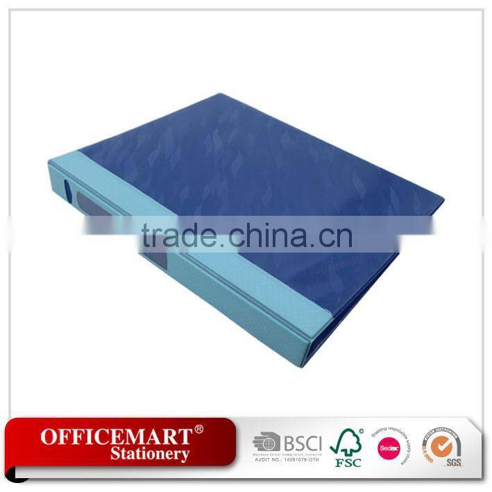 PEVA view binder/4 ring binder/file folder/plastic clear file folder/a3 file folder portfolio folder