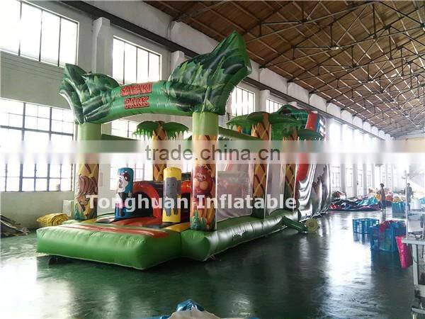 Funny inflatable bouncer slide toys for kids