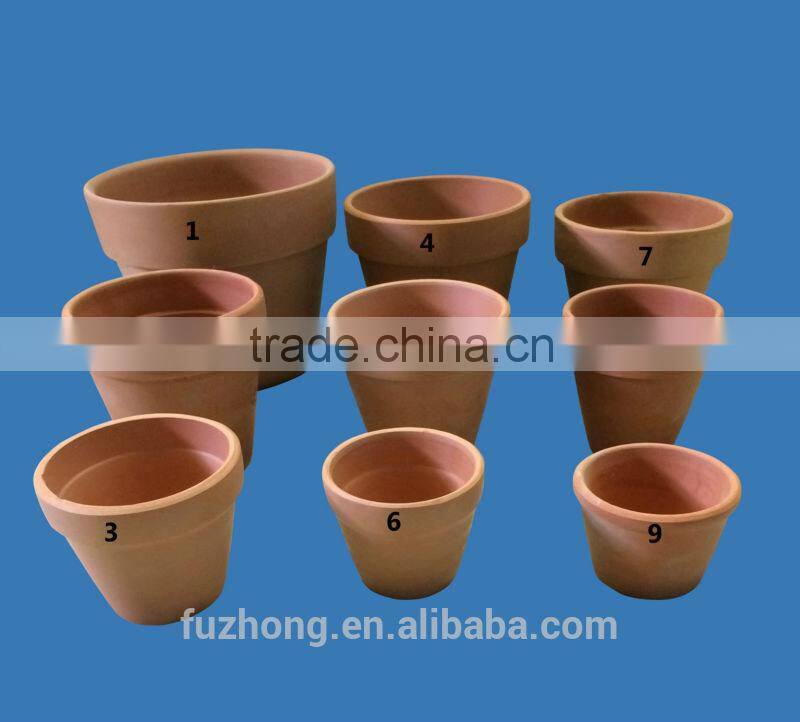 Cheap small coloured flower pots