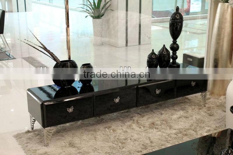 Stainless steel leg floor TV cabinet (LS-565)