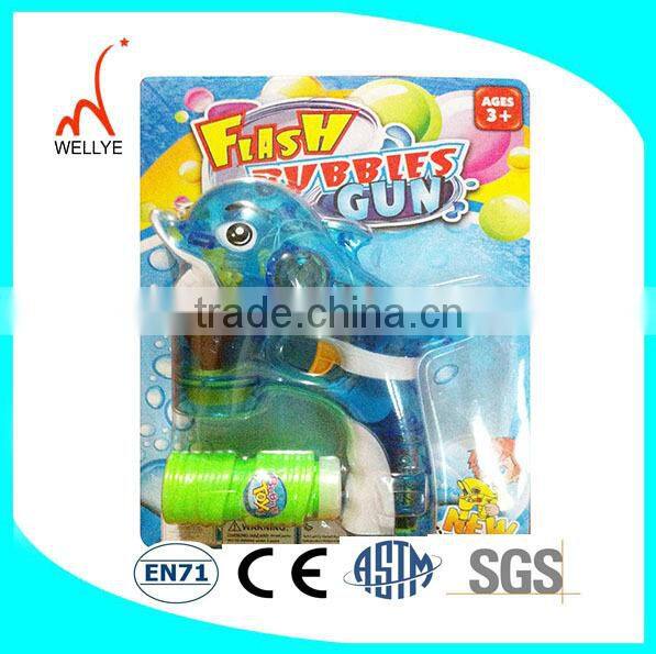 Plastic dolphin bubble gun made in China