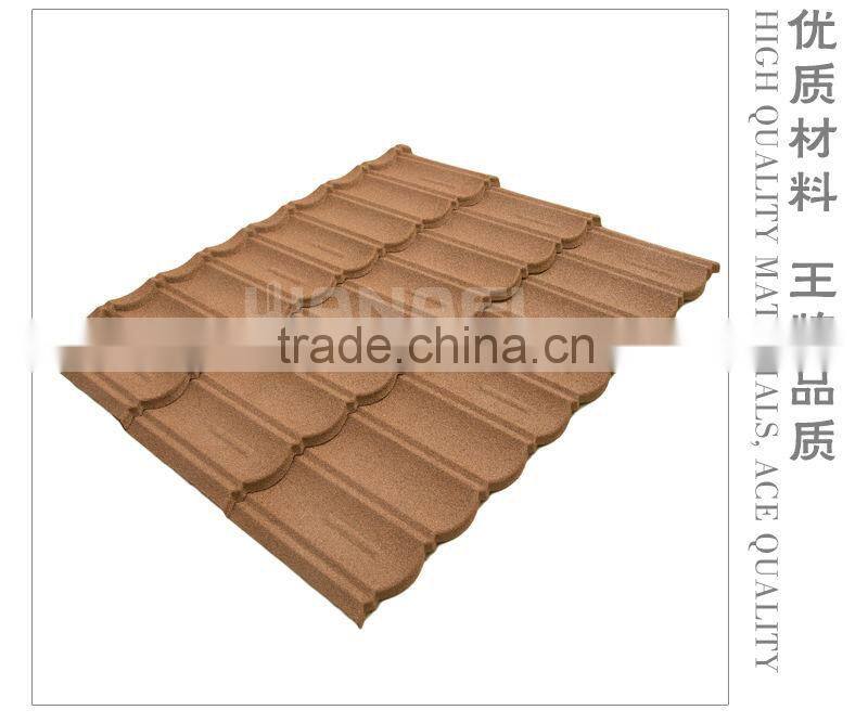 Wanael Shingle 1340x420mm sand coated steel roofing materials Eaves Protection