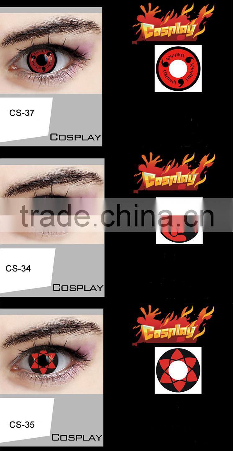 2015 NEW Sharingan crazy lens Halloween contacts Fancylook contact lens