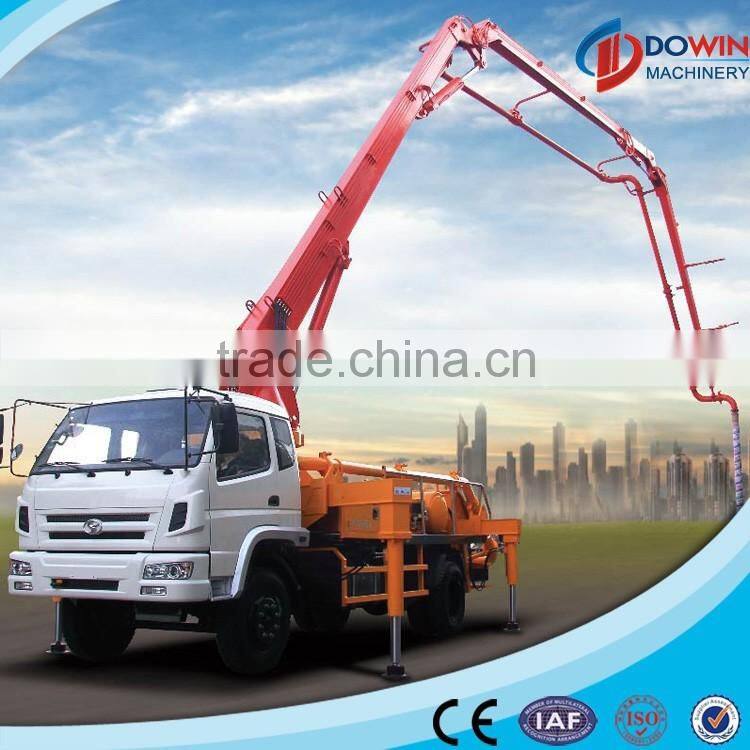 24m Dongfeng chasis truck mounted concrete placing boom mobile concrete pump placing boom concrete