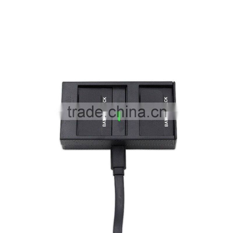 Dual Battery Charger with 2 pieces lithium batteries set for Xiaoyi Sport Camera
