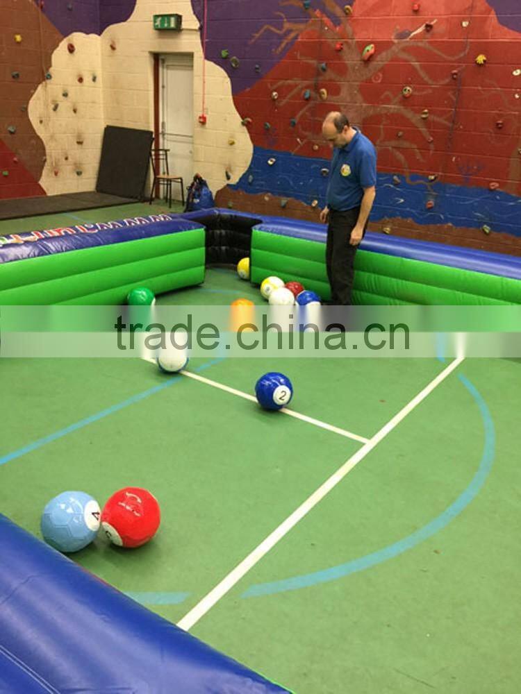cheap commercial used adults inflatable footpool game for sale