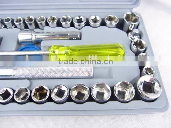 40pcs Auto And Motorcycle Tool Sets combination socket wrench set
