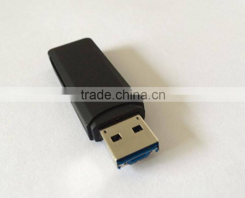 USB 3.0 Micro SDXC SD TF Card Reader+USB2.0 Micro USB OTG Card Reader Adapter for Smartphone and PC
