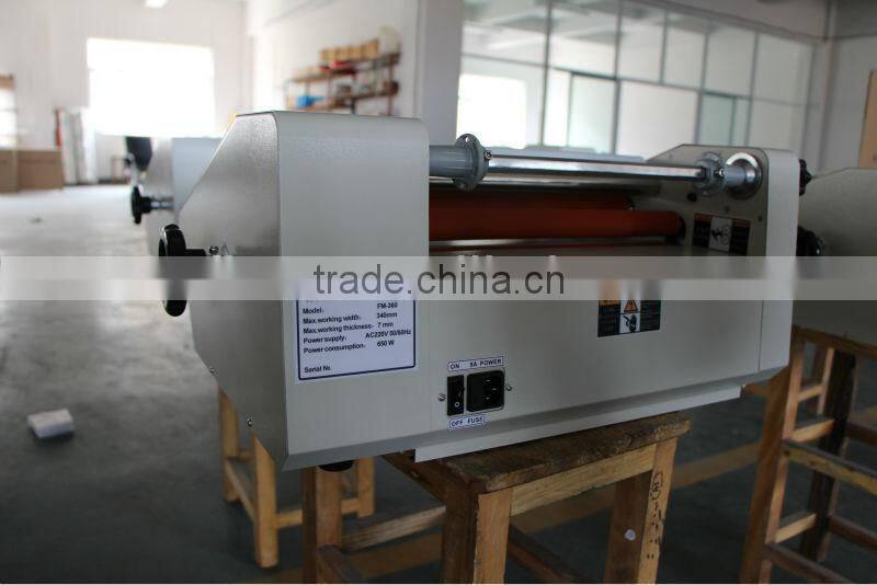 FM-360 12.5inch Hot Sell Roll Laminator