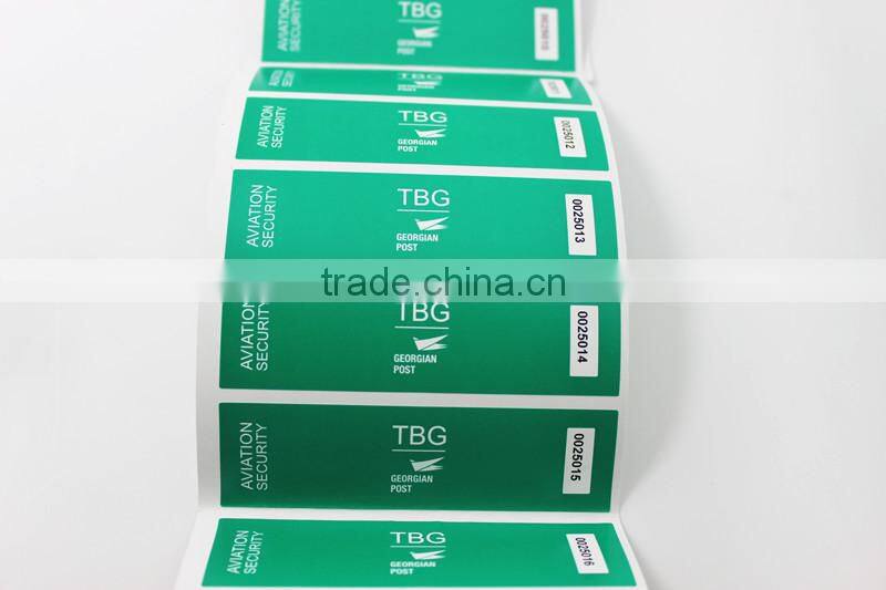 Custom blank fragile printing paper