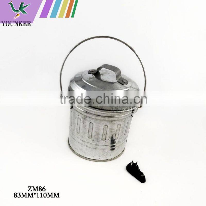 Decorative Galvanized Tinplate Metal Ashtray Bucket