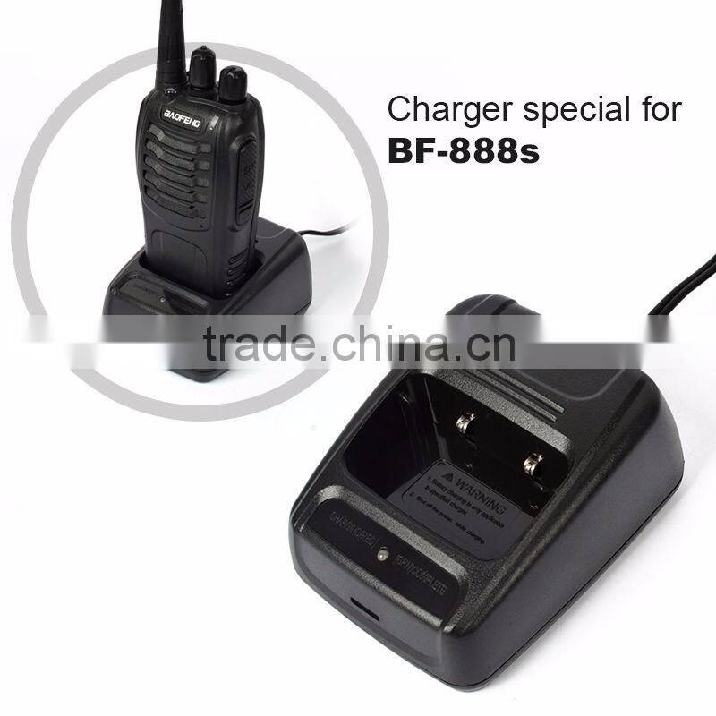 DC5V-500mA Desktop Li-ion USB Battery Charger For BaoFeng BF- 888S Walkie Talkie