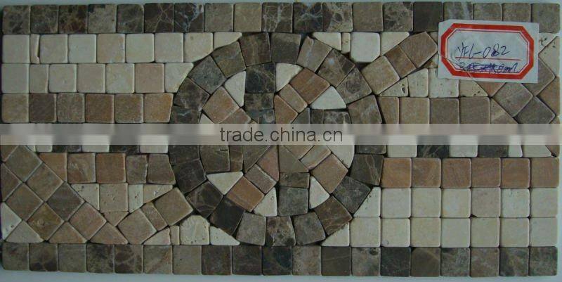 Lava Mosaic Border line Art Marble Mosaic YFL056
