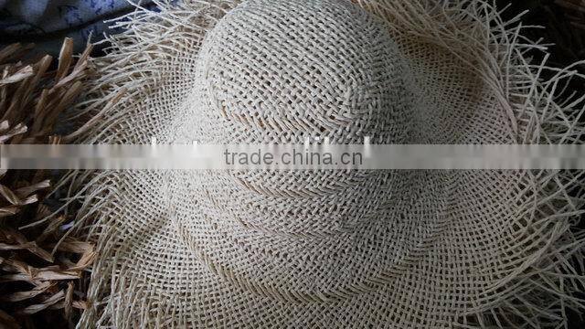 2015 New Arrival top quality floppy straw caps with colorful body