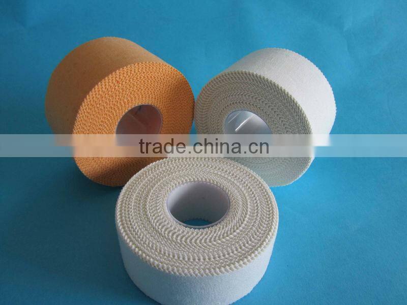 Rigid sports tape cotton white manufacturer CE FDA certificated