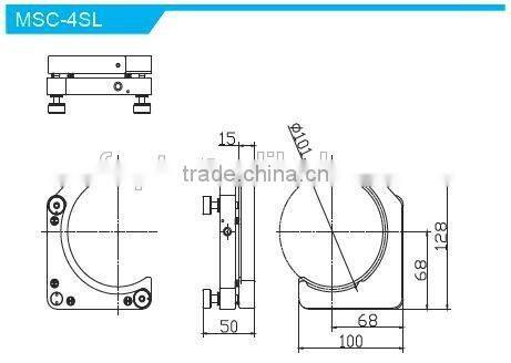 MSC-3SR Height of Center Height 50mm/Good Quality Kinematic C type Mounts with 2 adjusters/Optical Mount
