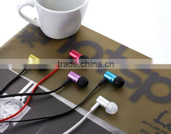 Flat cable Earbuds With Mic