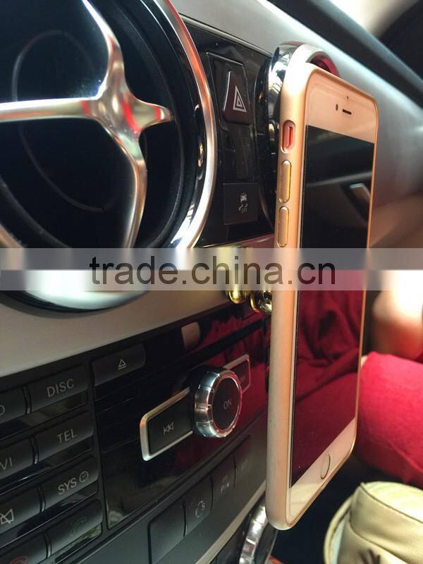 multi-use fancy gold magnetic car mount /car mobile phone holder china made