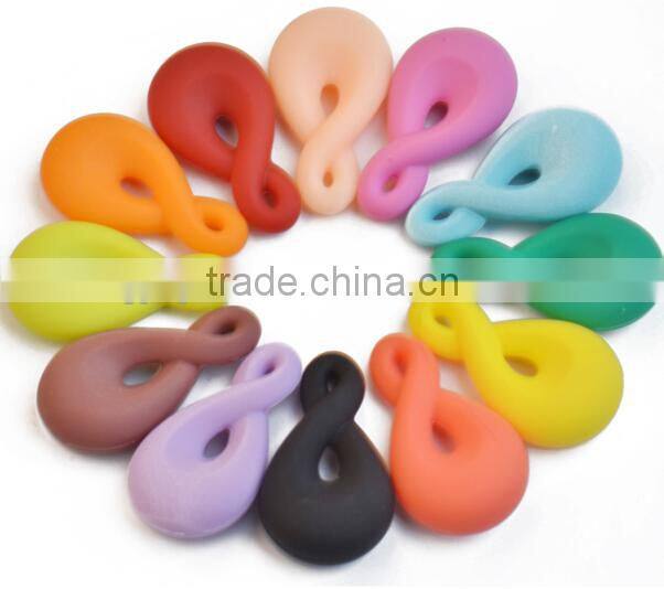 Wholesale Popular Safe Baby Teether Ring Silicone