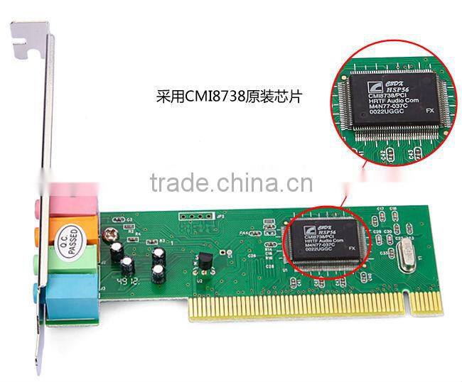 4 channel CMI8738 PCI sound card
