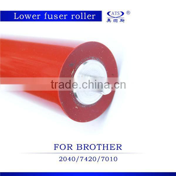 Top quality reasonable price lower fuser roller compatible for Brother 2040 7420 7010 7020 2820 2050 laser printer pressure roll