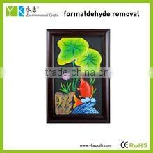 Most Popular hand carved wood frame ,photo frame 3d Pictures Of Beautiful Flowers Wall Painting modern art paintings decoration