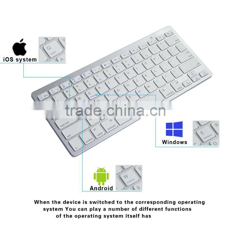 Slim mini wireless bluetooth keyboard for tv smart