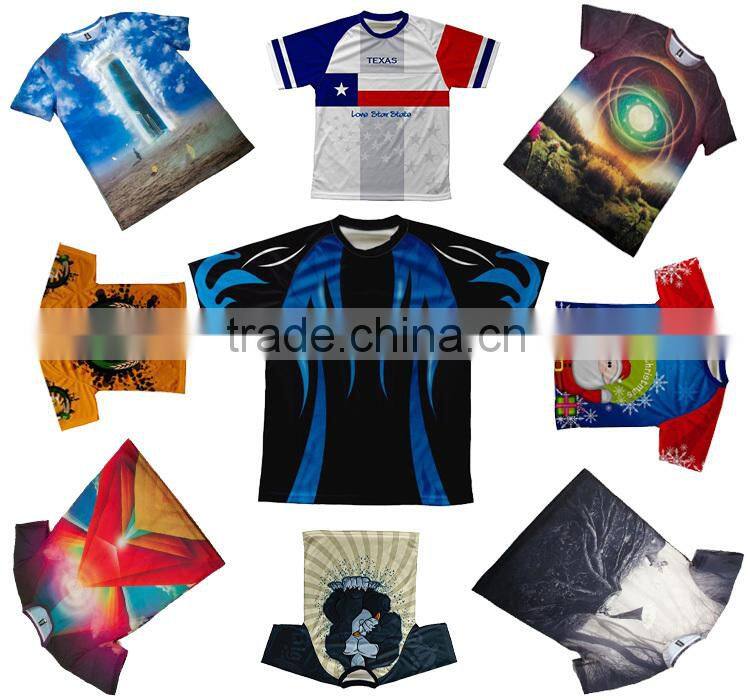 wholesale men's full print t-shirt sublimation