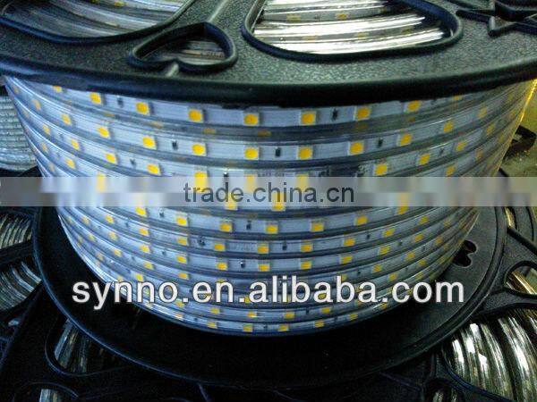 4.8w/m 100m/roll SMD3528 red led colorful rope lighting RGB rubber strip party lamps/lighting outdoor lowes lights