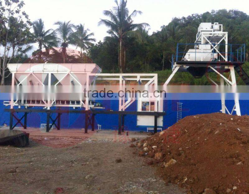 dry mix concrete plant hzs25, automatic mini concrete batching plant with high quality 25m3/h