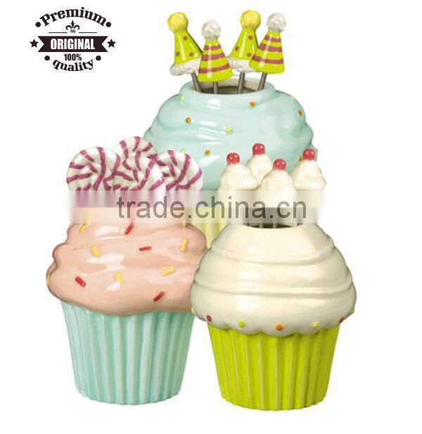 ceramic ice cream bowl dessert bowl with handle