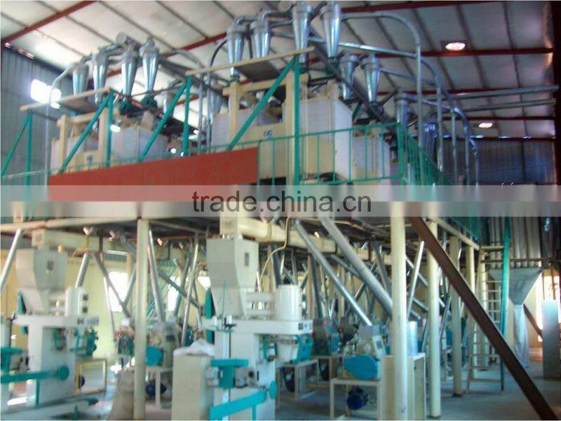 auto feeding corn flour mill