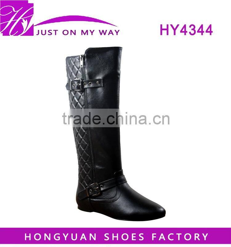 charming boots women winter flat knee boot