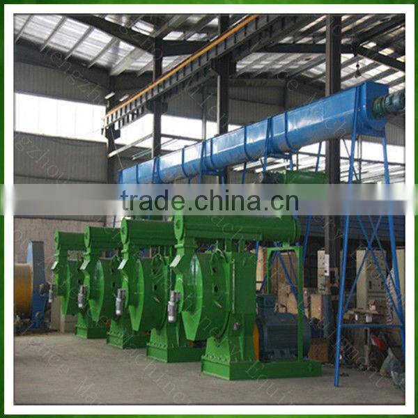 The straw recycling of ring die feed pelletizer