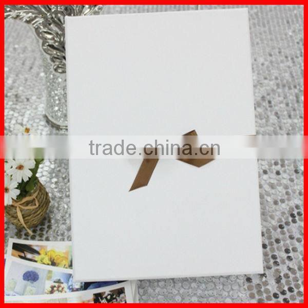 White Luxury Custom Paper Apparel Box Handmade