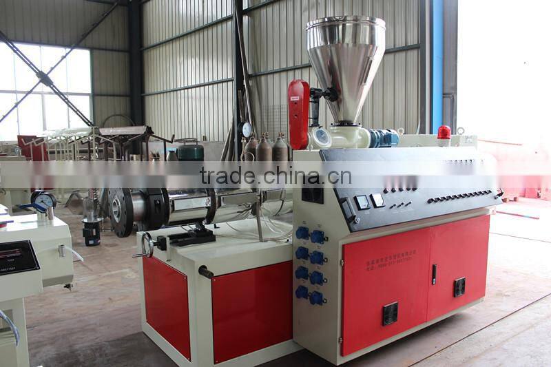 pvc double extruding production line