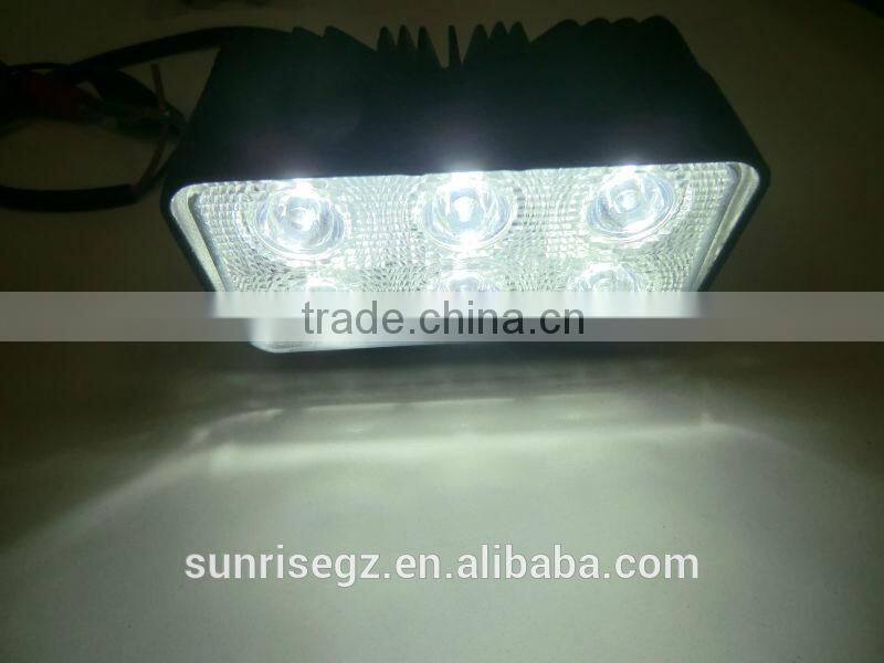 Hot Sell Highpower performance vehicle LED Work Light,for ATV SUV TRUCK JEEP Offroad 4x4 Vehicles(SR-LW-18C) Spot or Flood Beam